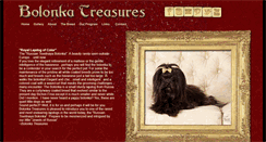 Desktop Screenshot of bolonkatreasures.com